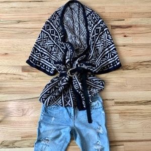 HIGH LOW CARDIGAN O/S